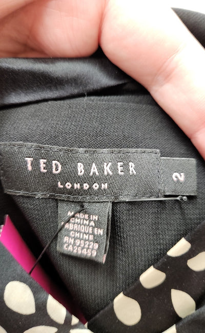 Ted Baker Women's Size 6 Black Dress
