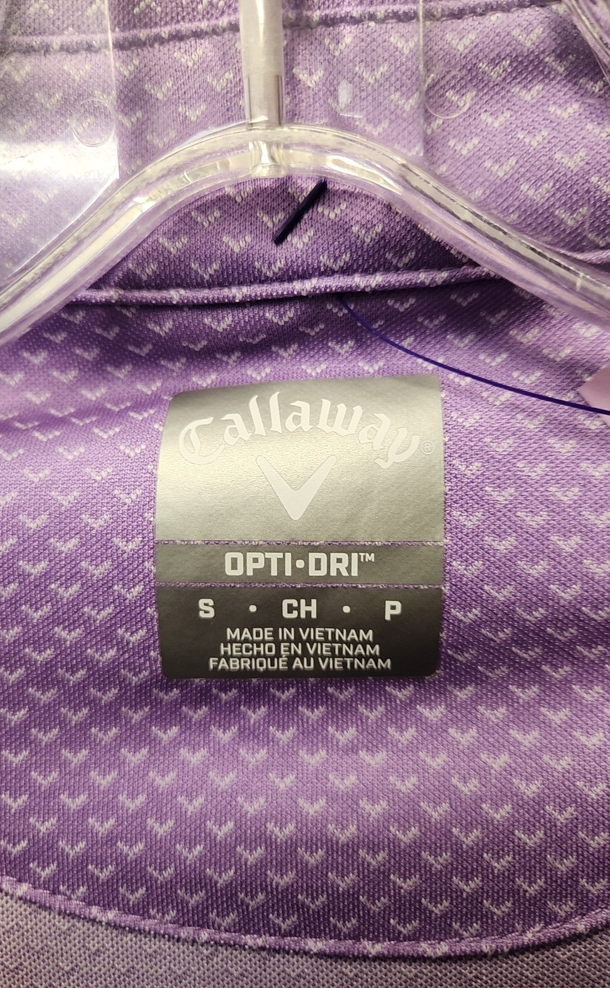 Callaway Men's Size S Purple Shirt