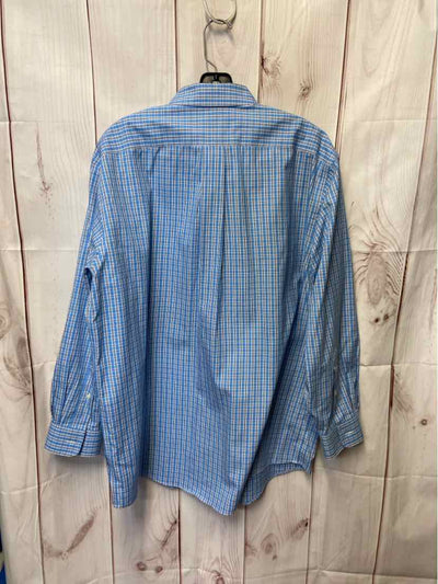 LL Bean Men's Size L Blue Shirt