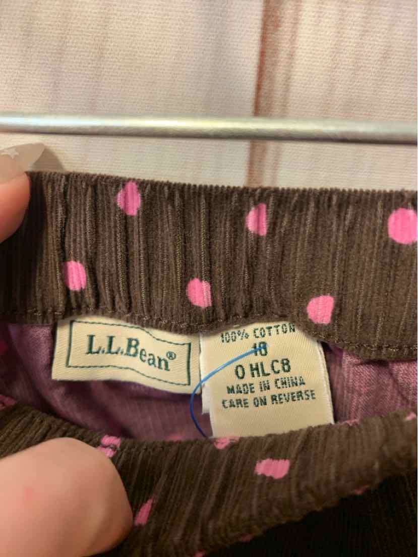 LL Bean Girl's Size 10 Brown Skirt