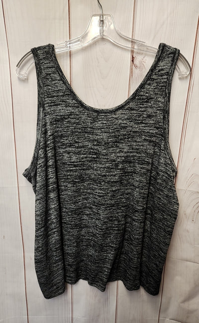 Time and Tru Women's Size XXXL Gray Sleeveless Top