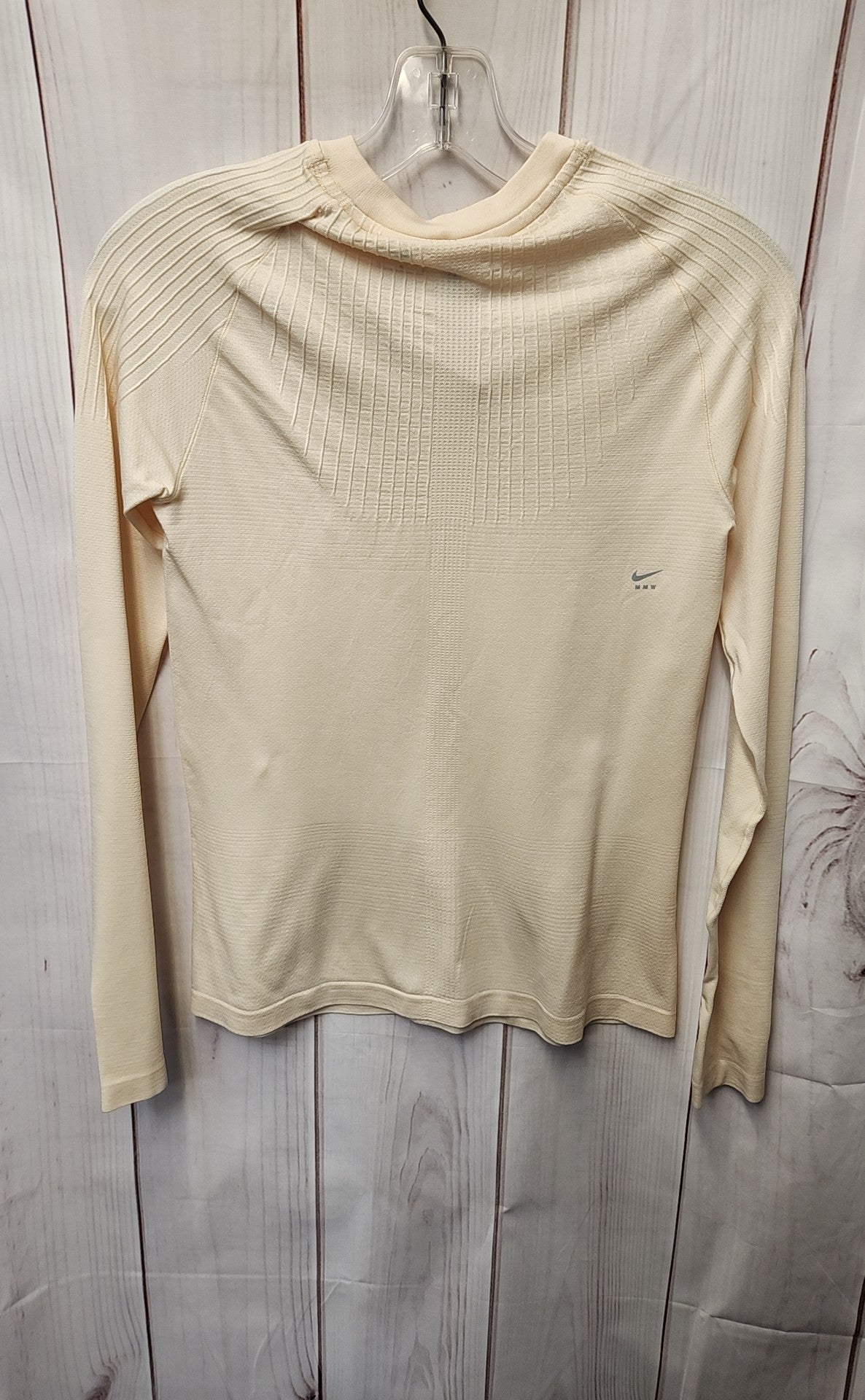 NWT Nike Women's Size S Cream Long Sleeve Top