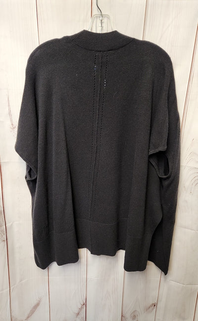 Ann Taylor Women's Size XS/S Black Poncho