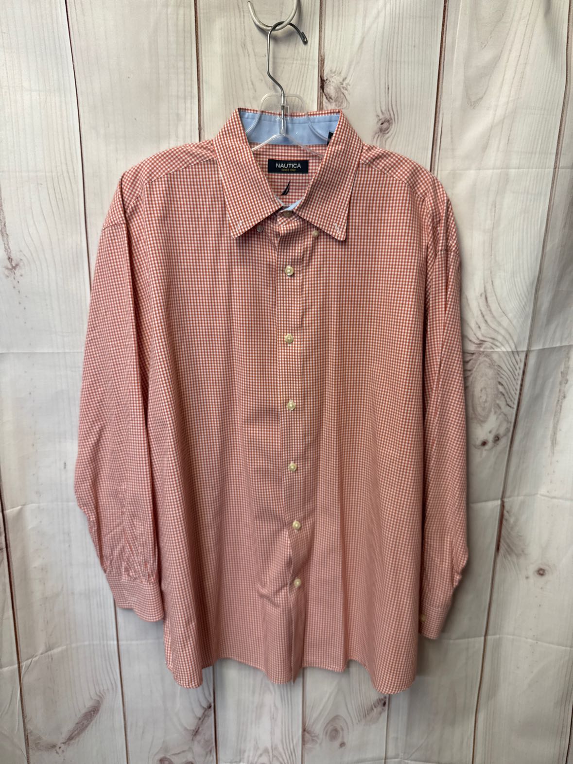 Nautica Men's Size XL Orange Shirt