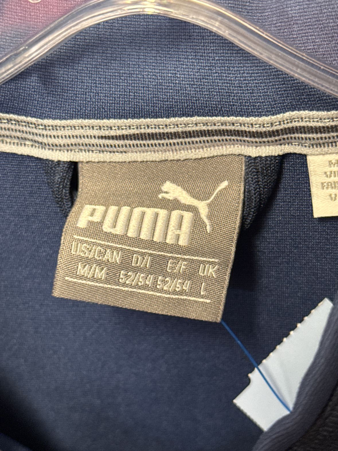 Puma Men's Size M Blue Shirt