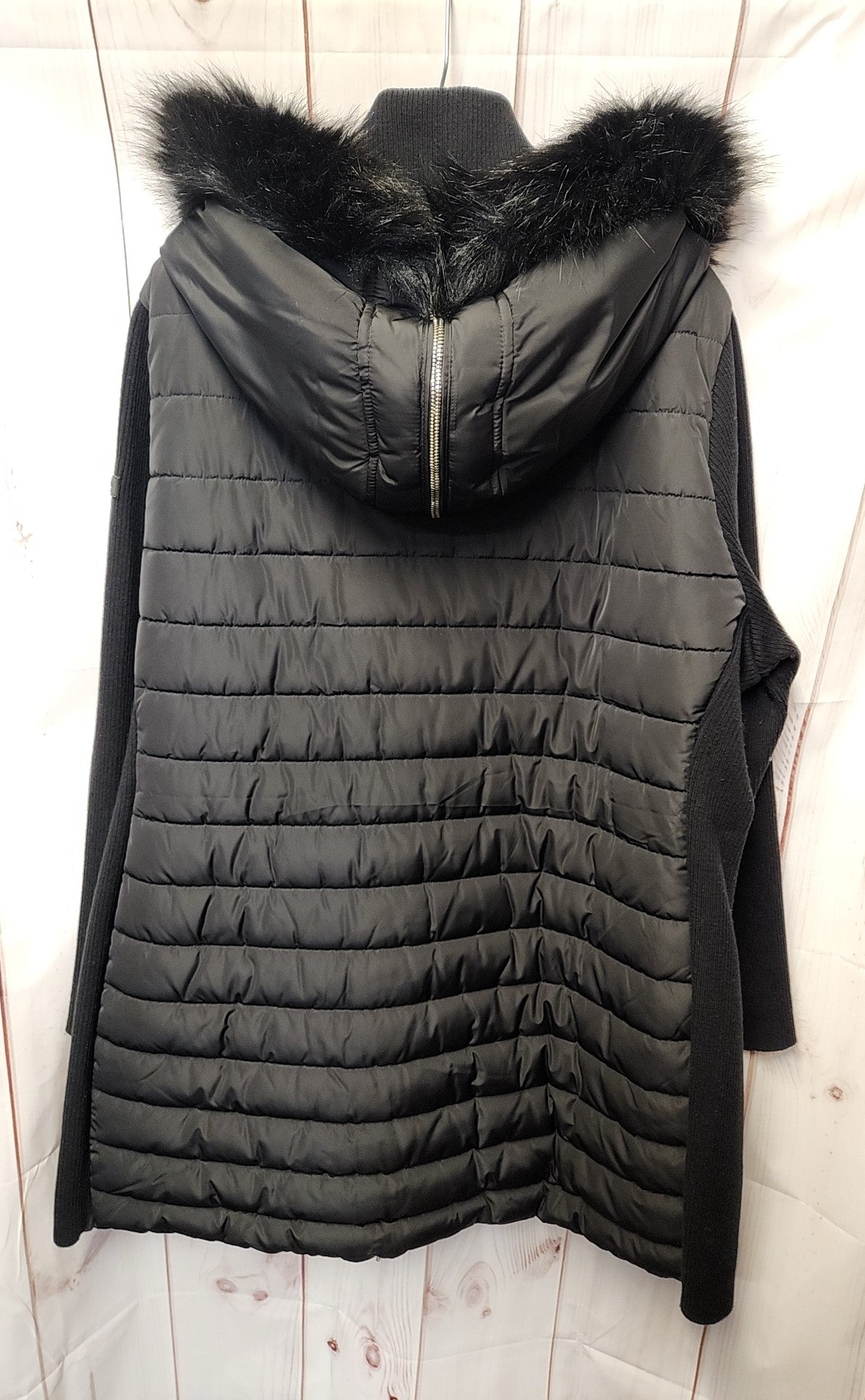 Calvin Klein Women's Size 3X Black Coat