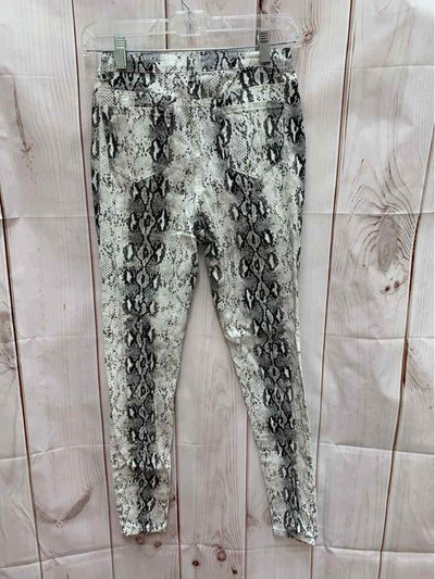 Superdown Women's Size 24 (00) White Snakeskin Jeans