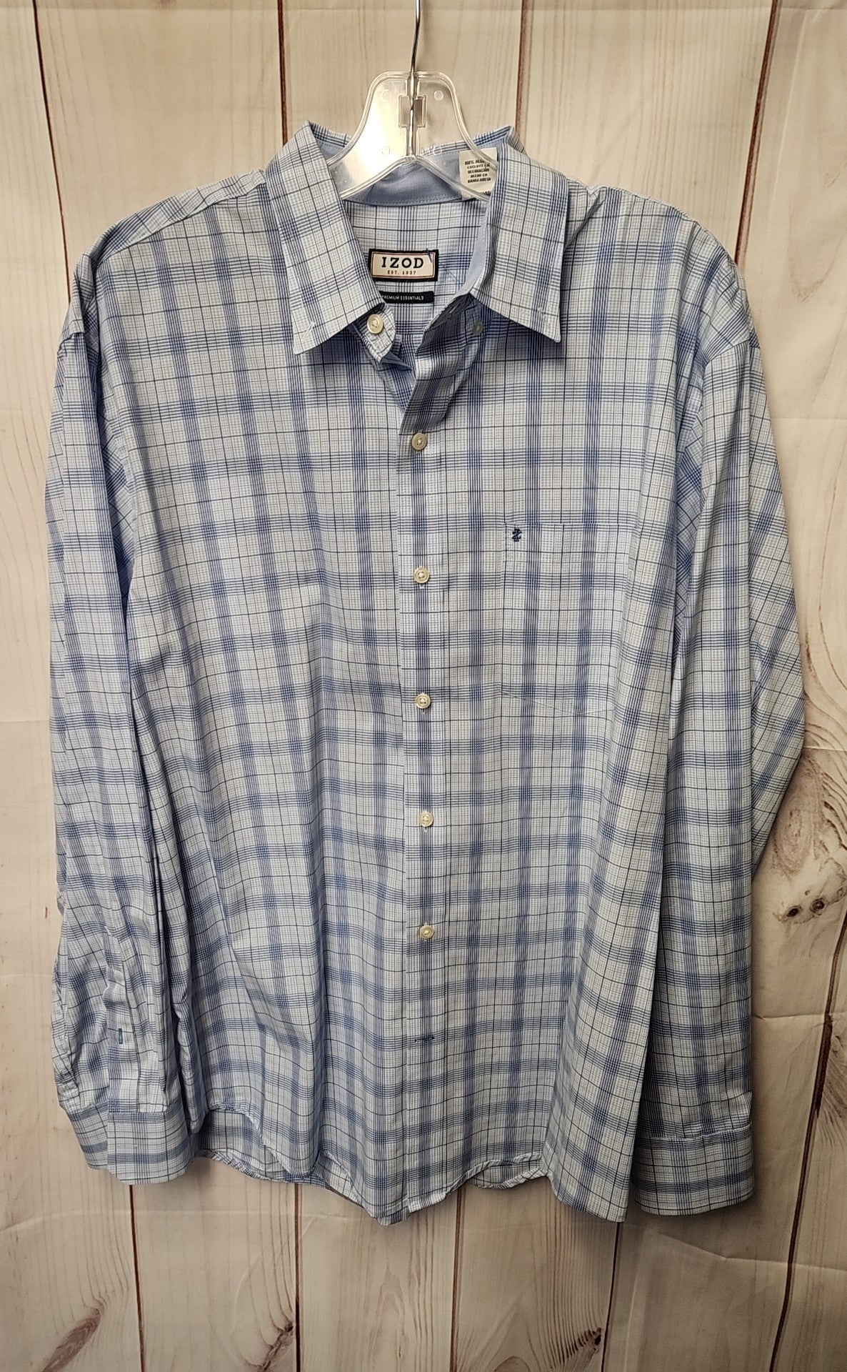 Izod Men's Size L Blue Shirt