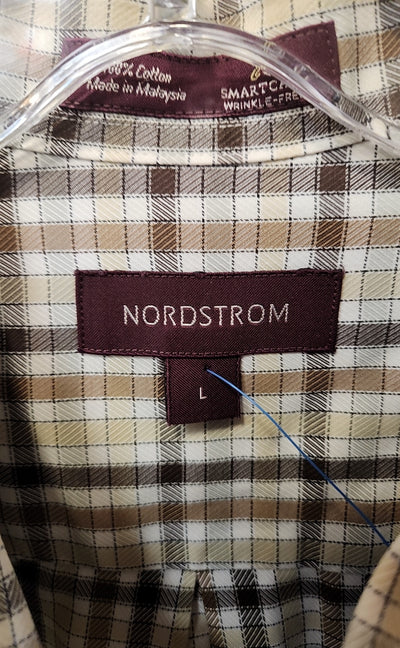 Nordstrom Men's Size L Brown Shirt