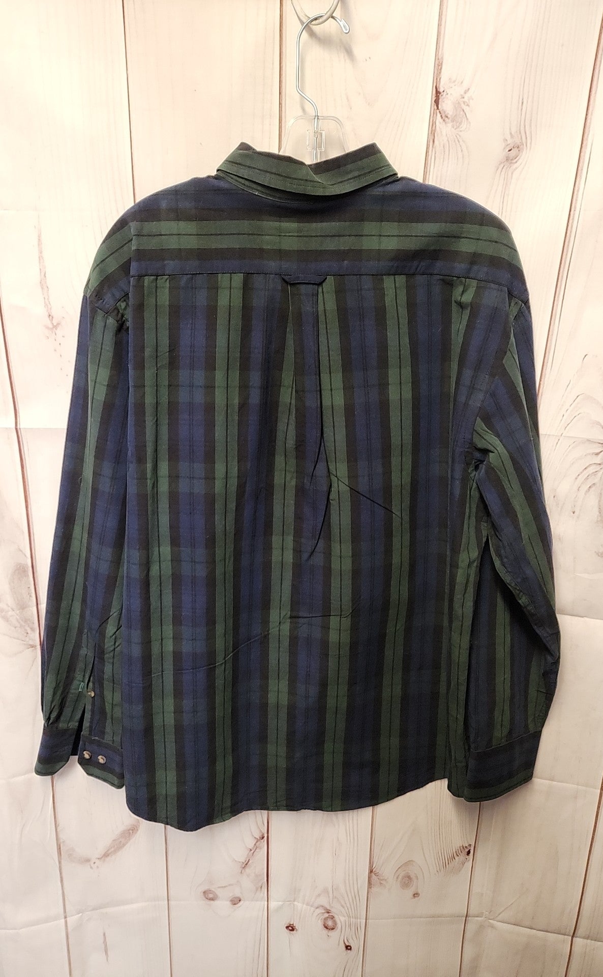 Izod Men's Size XL Navy & Green Shirt