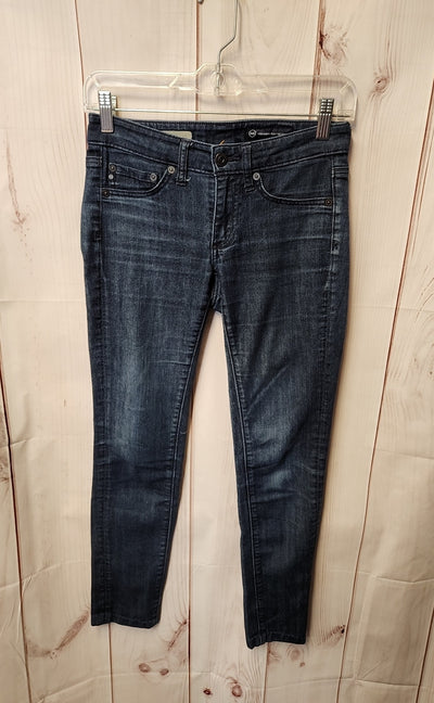 AG Adriano Goldschmied Women's Size 25 (0) Blue Jeans The Jegging