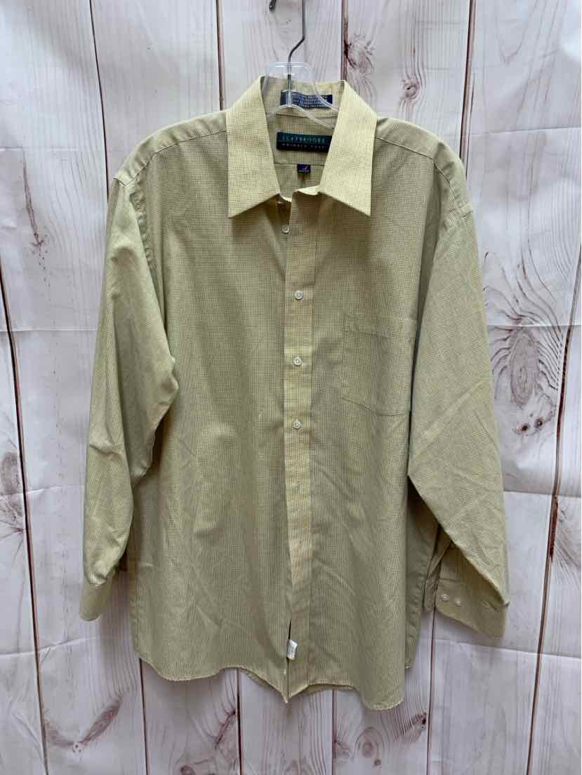 Claybrooke Men's Size XL Beige Shirt 17 32/33