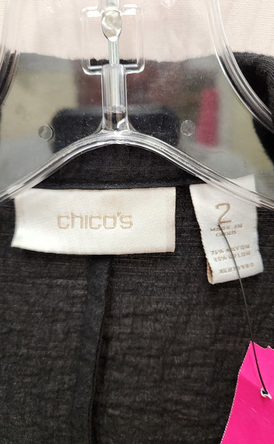 Chico's Women's Size L Black Cardigan