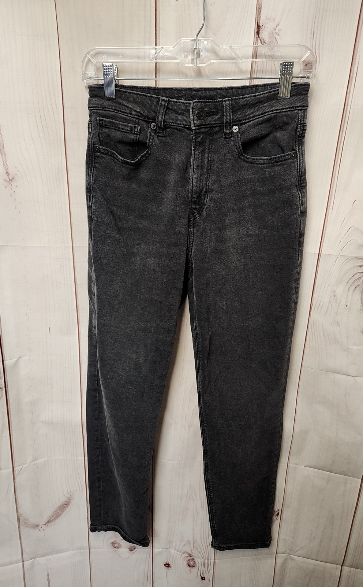 American Eagle Women's Size 26 (1-2) Black Jeans Mom Jean