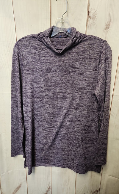 Lands End Women's Size S Purple Long Sleeve Top