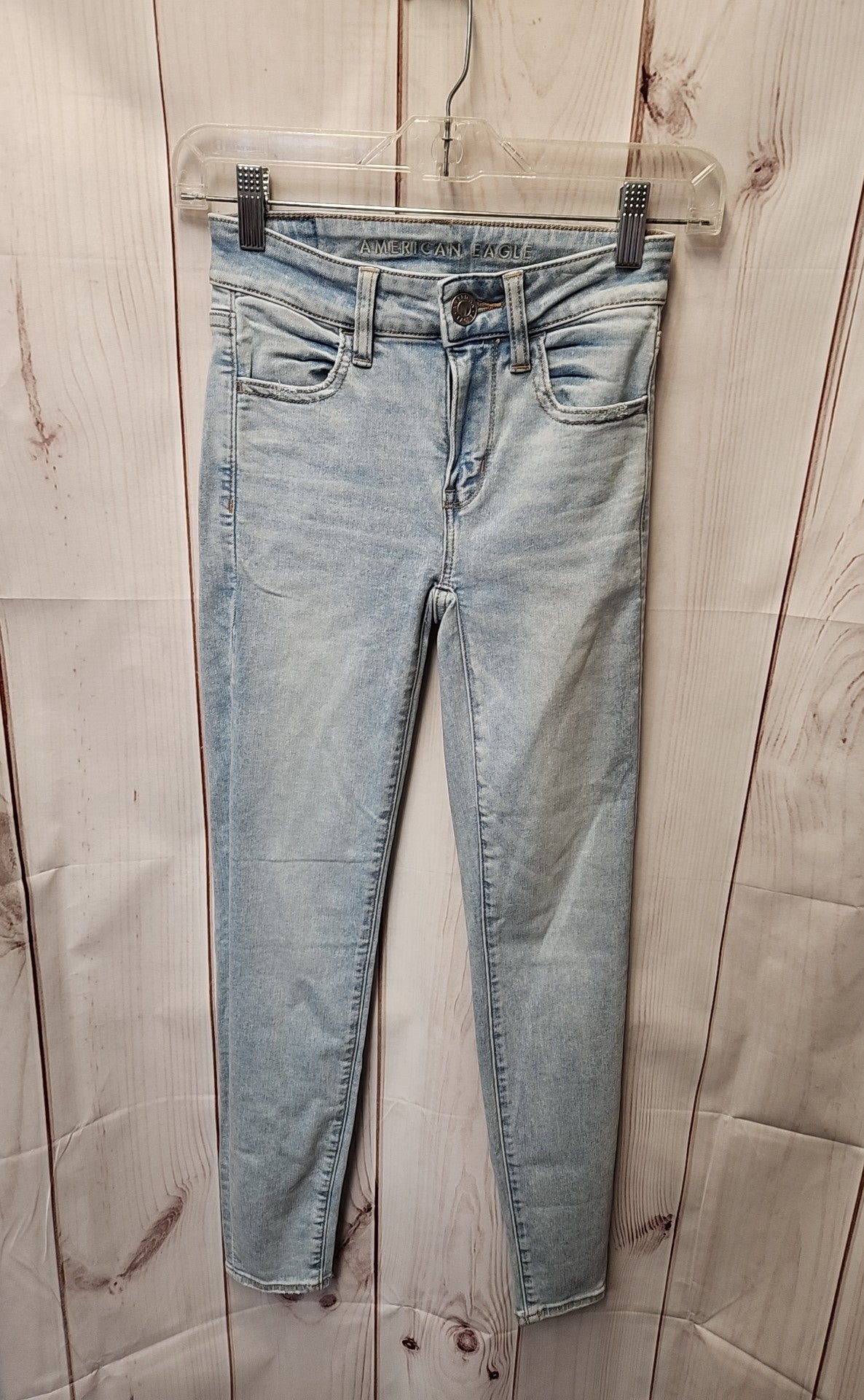 American Eagle Women's Size 24 (00) Blue Jeans HI-Rise Jegging