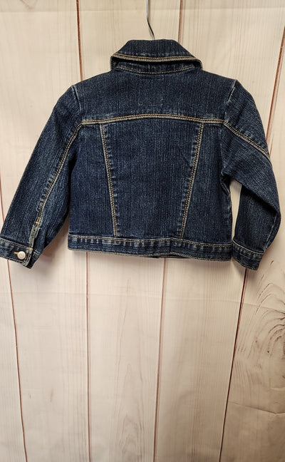 NWT Old Navy Girl's Size 18-24 Months Blue Denim Jacket