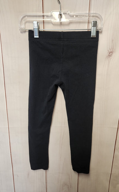 Carters Girl's Size 5 Black Leggings