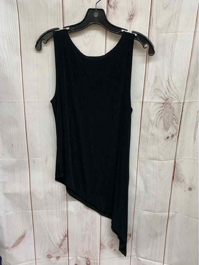 Chico's Women's Size M Black Sleeveless Top