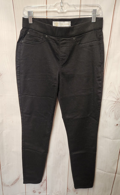 Levis Women's Size 10 Black Pants Totaly Shaping Pull-on Skinny