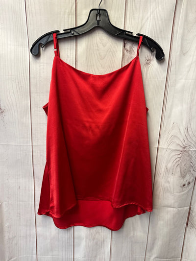 Zenobia Women's Size 3X Red Sleeveless Top