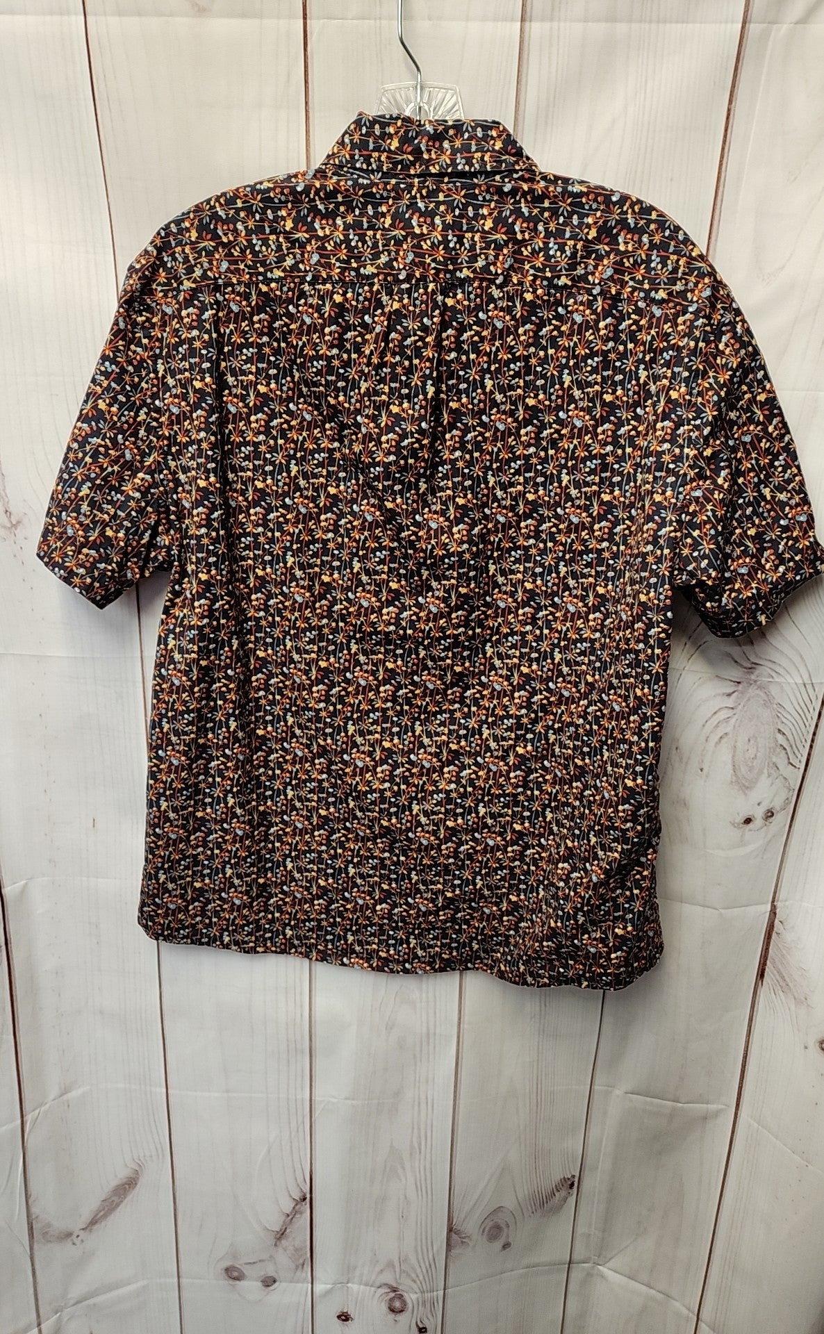 J Crew Men's Size M Navy Floral Shirt