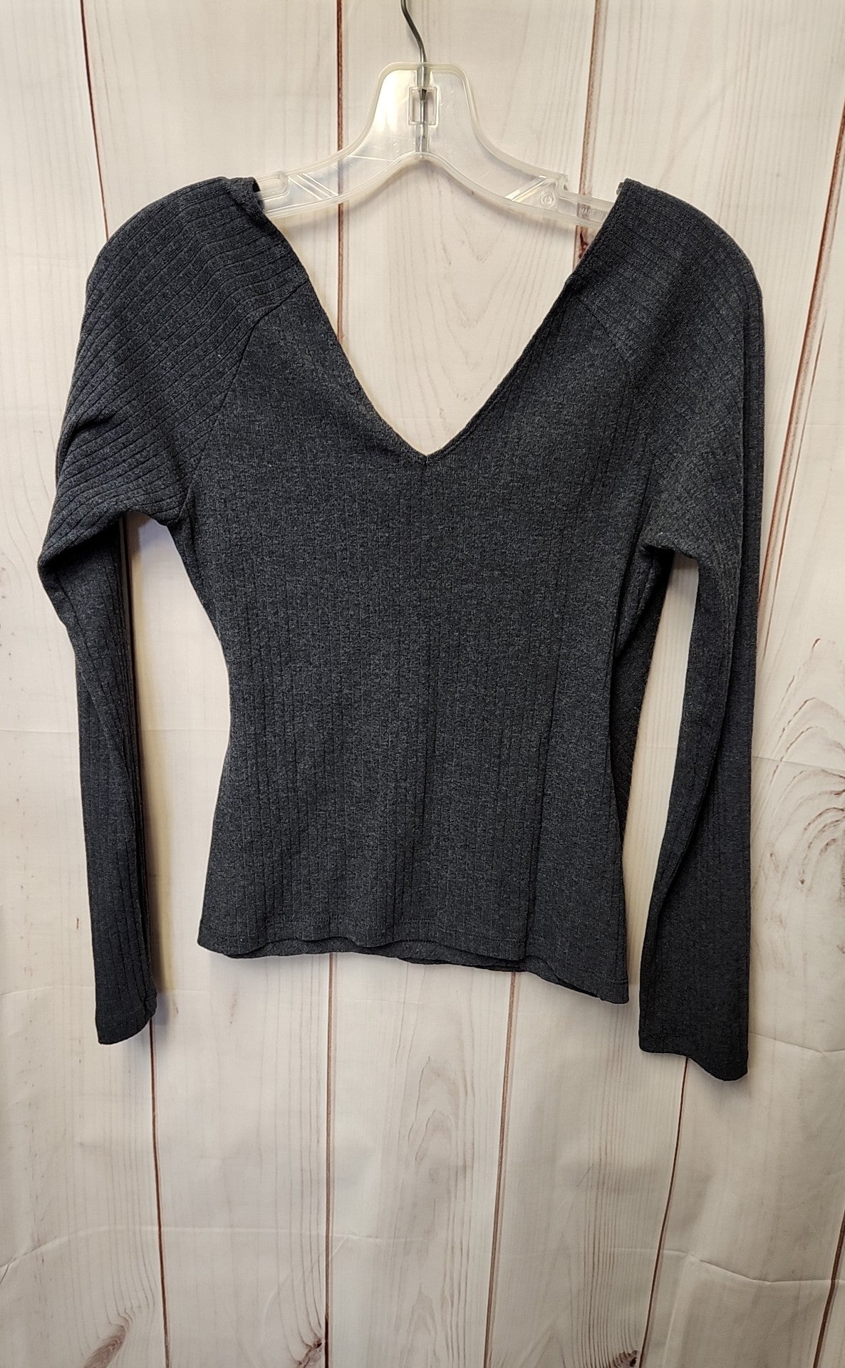 Maeve Anthropologie Women's Size S Gray Long Sleeve Top