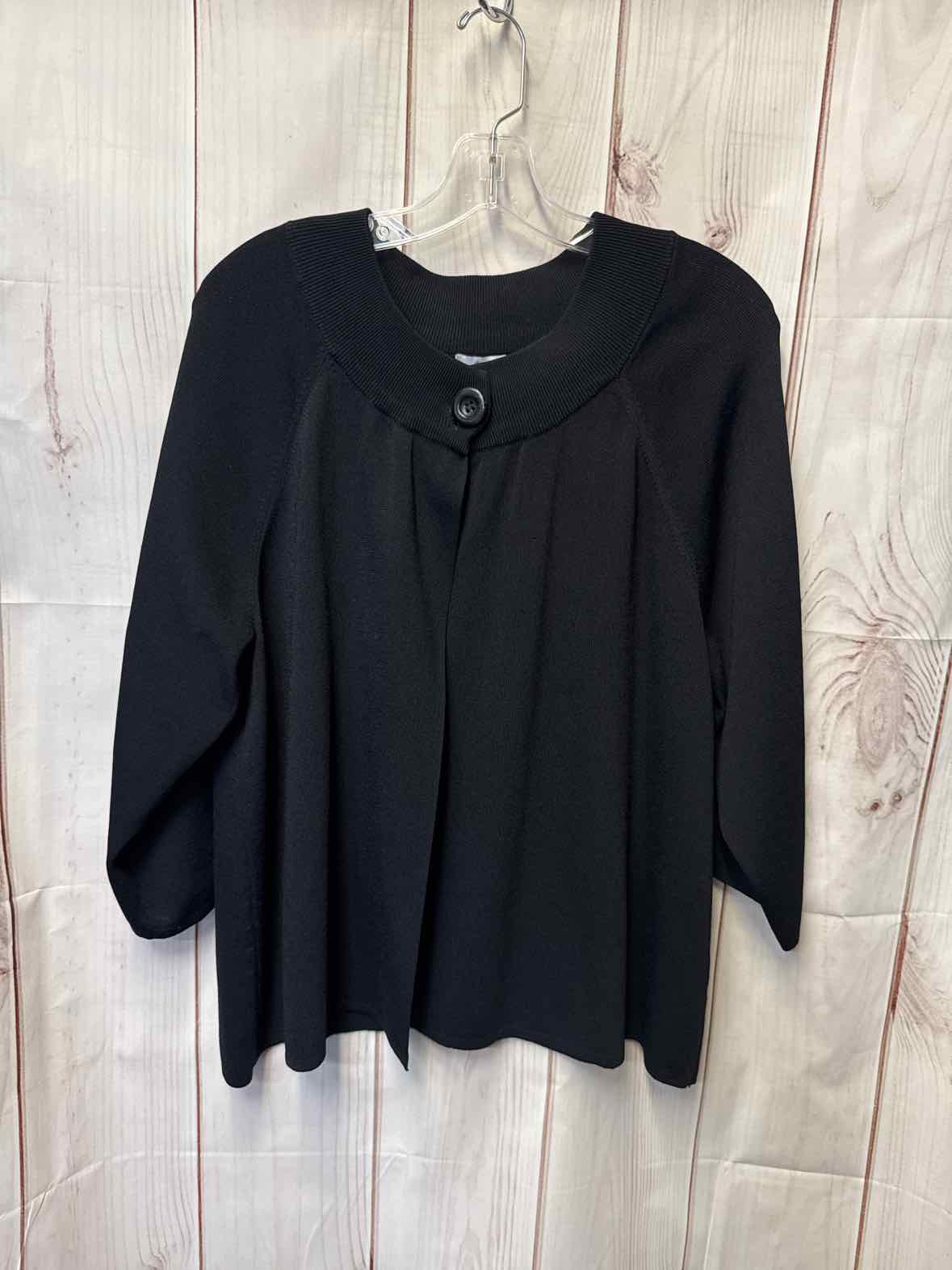 Dressbarn Women's Size 2X Black Cardigan