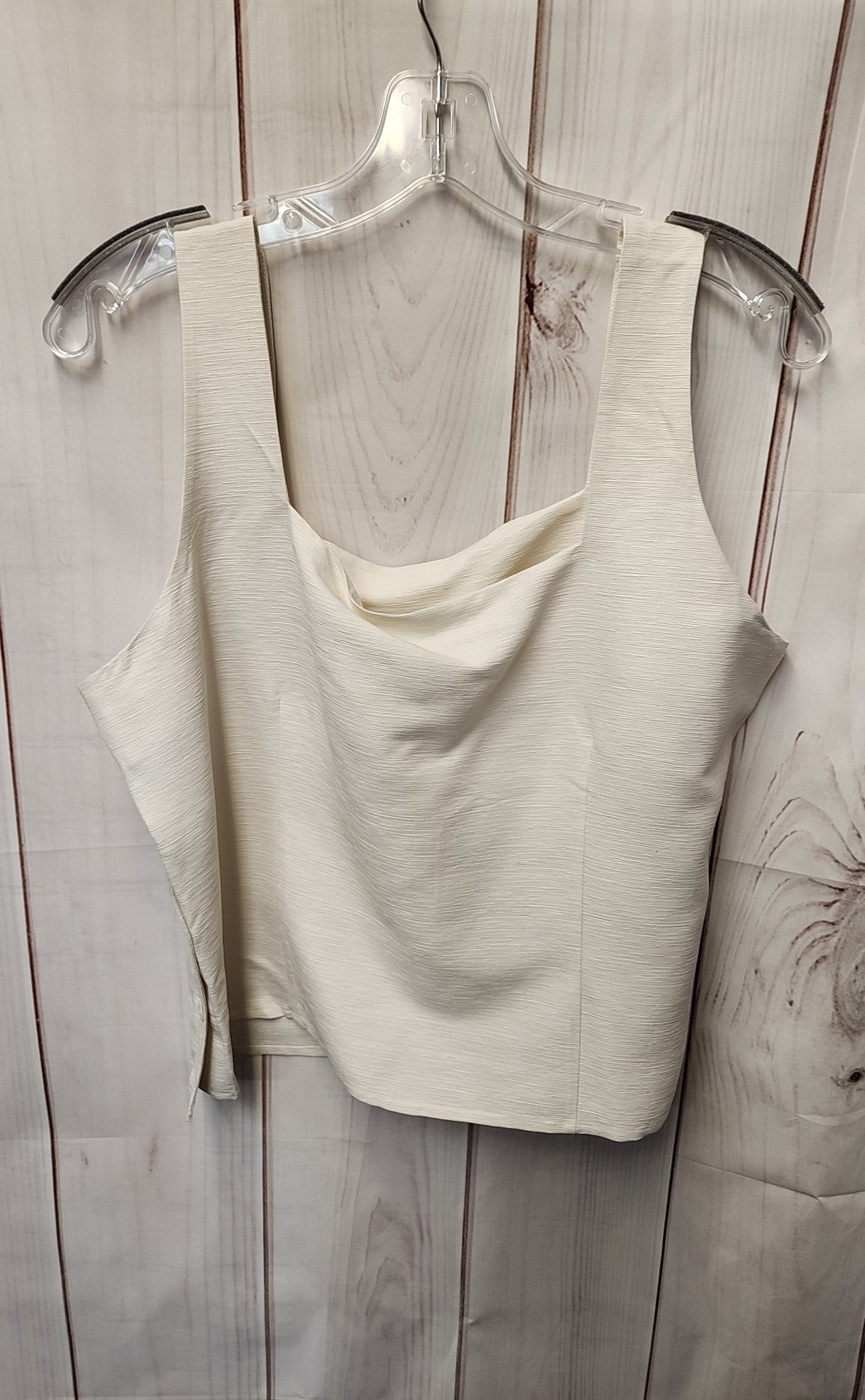 NWT Tommy Bahama Women's Size 14 Beige Silk Sleeveless Top