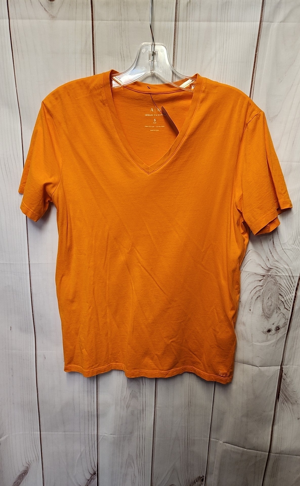 Armani Exchange Men's Size S Orange Shirt