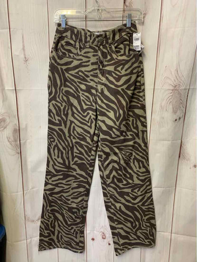 Rsq Women's Size 26 (1-2) Brown Animal Print Jeans