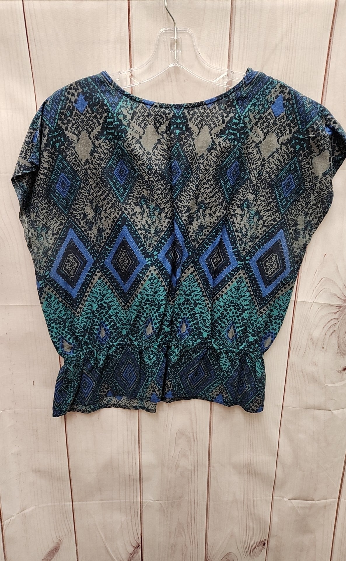 Sonoma Women's Size S Blue Short Sleeve Top