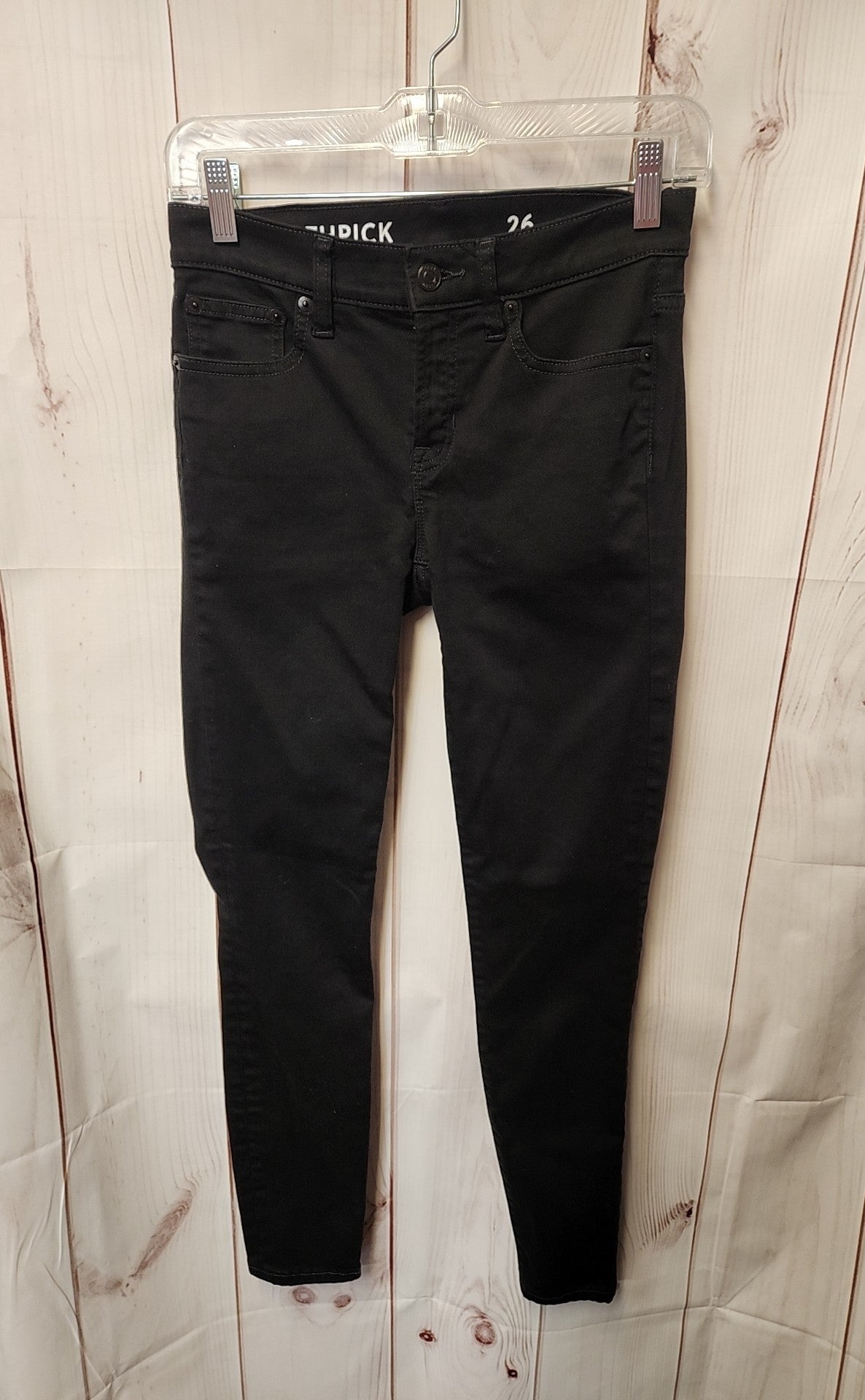 J Crew Women's Size 26 (1-2) Black Jeans Toothpick