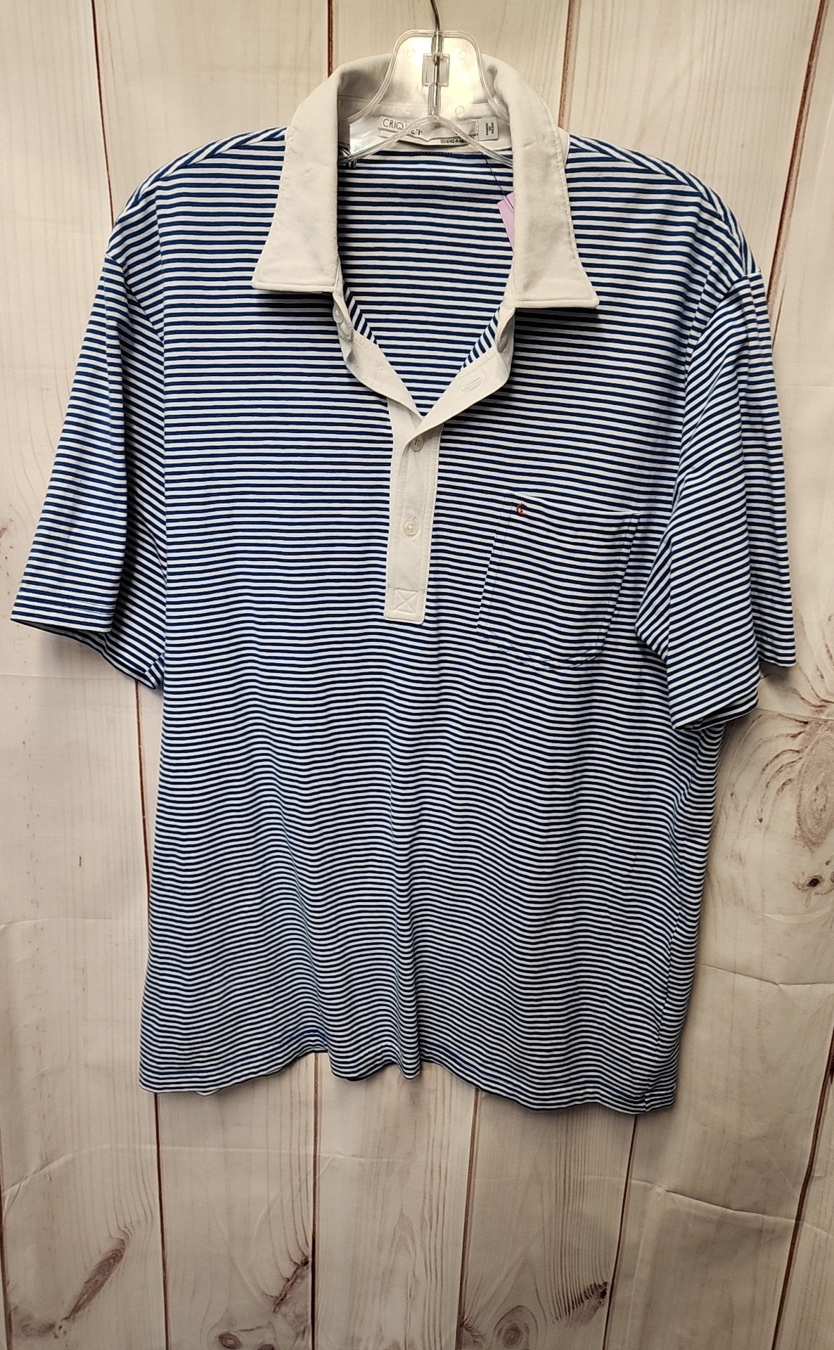 Criquet Men's Size L Blue Shirt