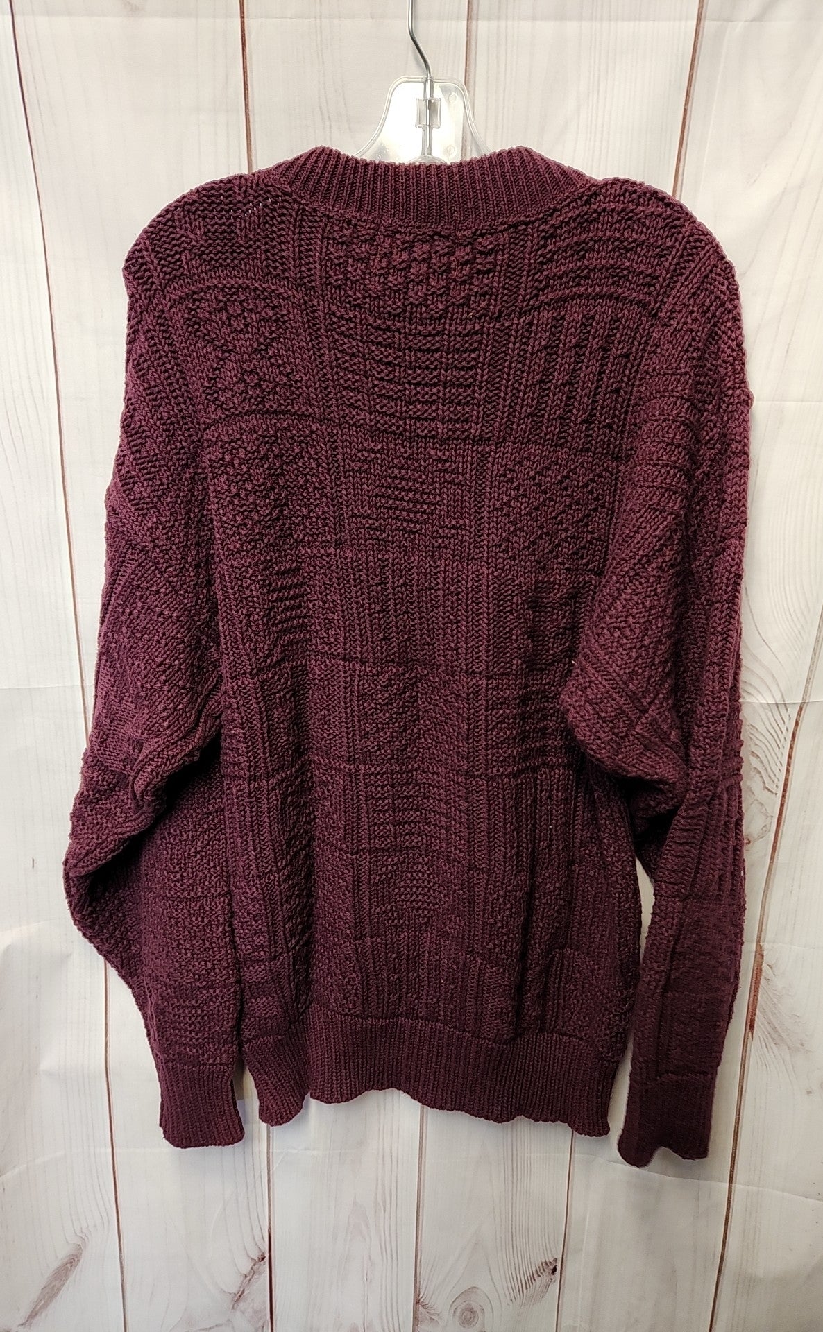 Eddie Bauer Men's Size L Purple Sweater