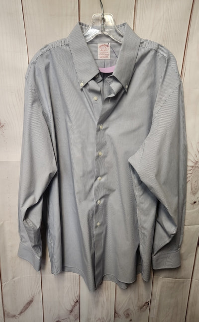 Brooks Brothers Men's Size XL Blue Shirt