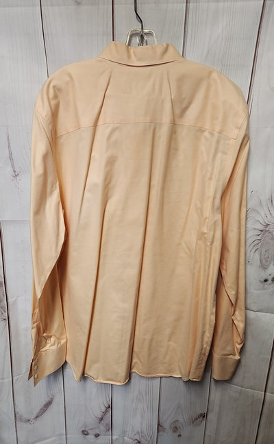 Eddie Bauer Men's Size L Tall Peach Shirt