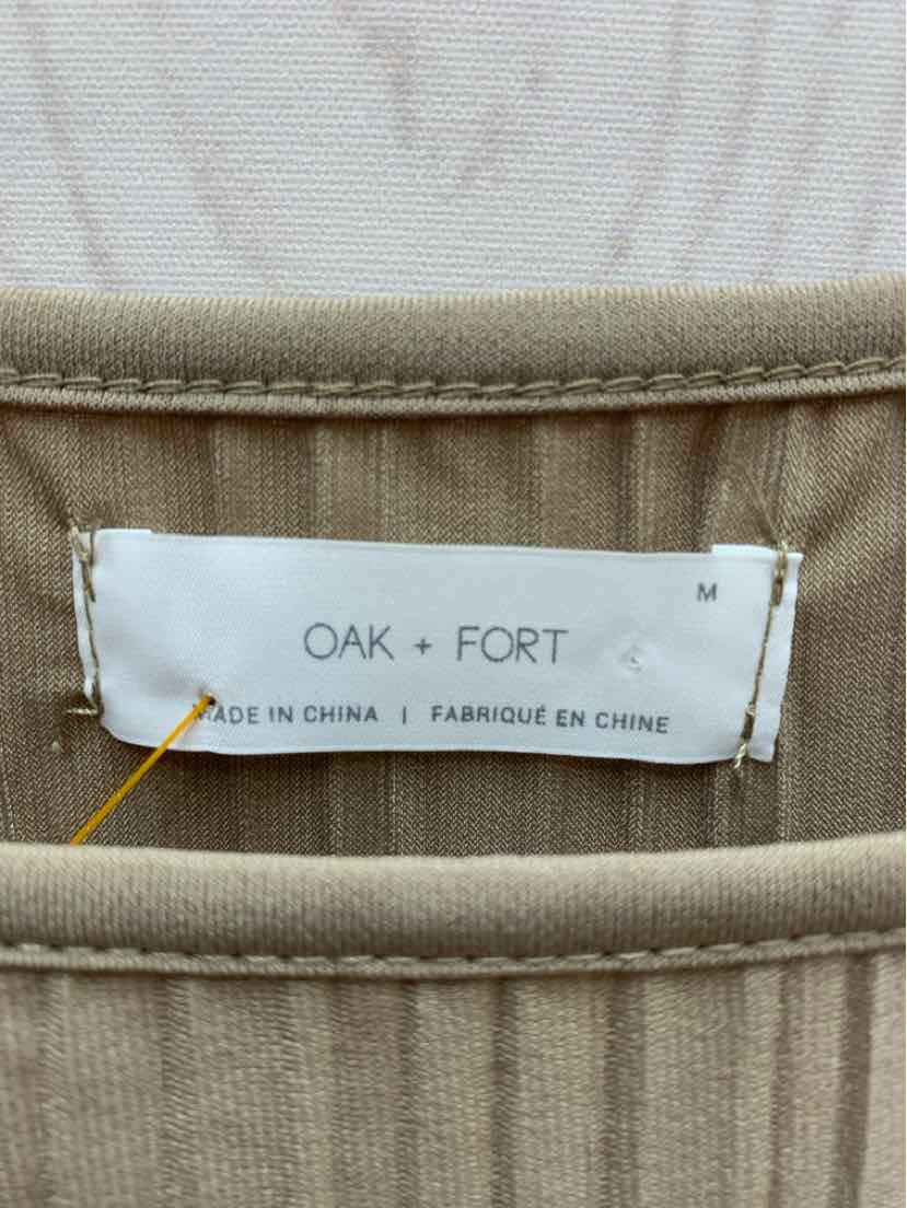 Oak + Fort Women's Size M Tan Jumpsuit