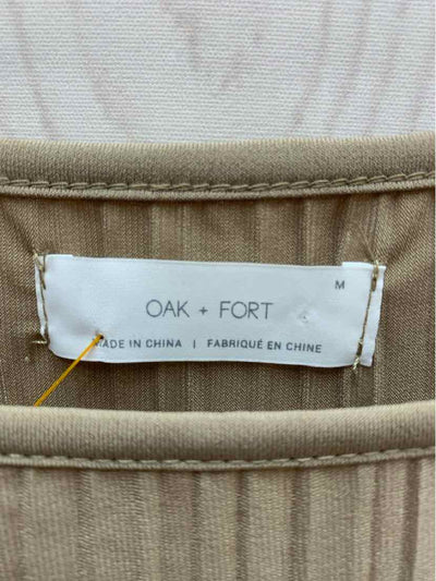 Oak + Fort Women's Size M Tan Jumpsuit