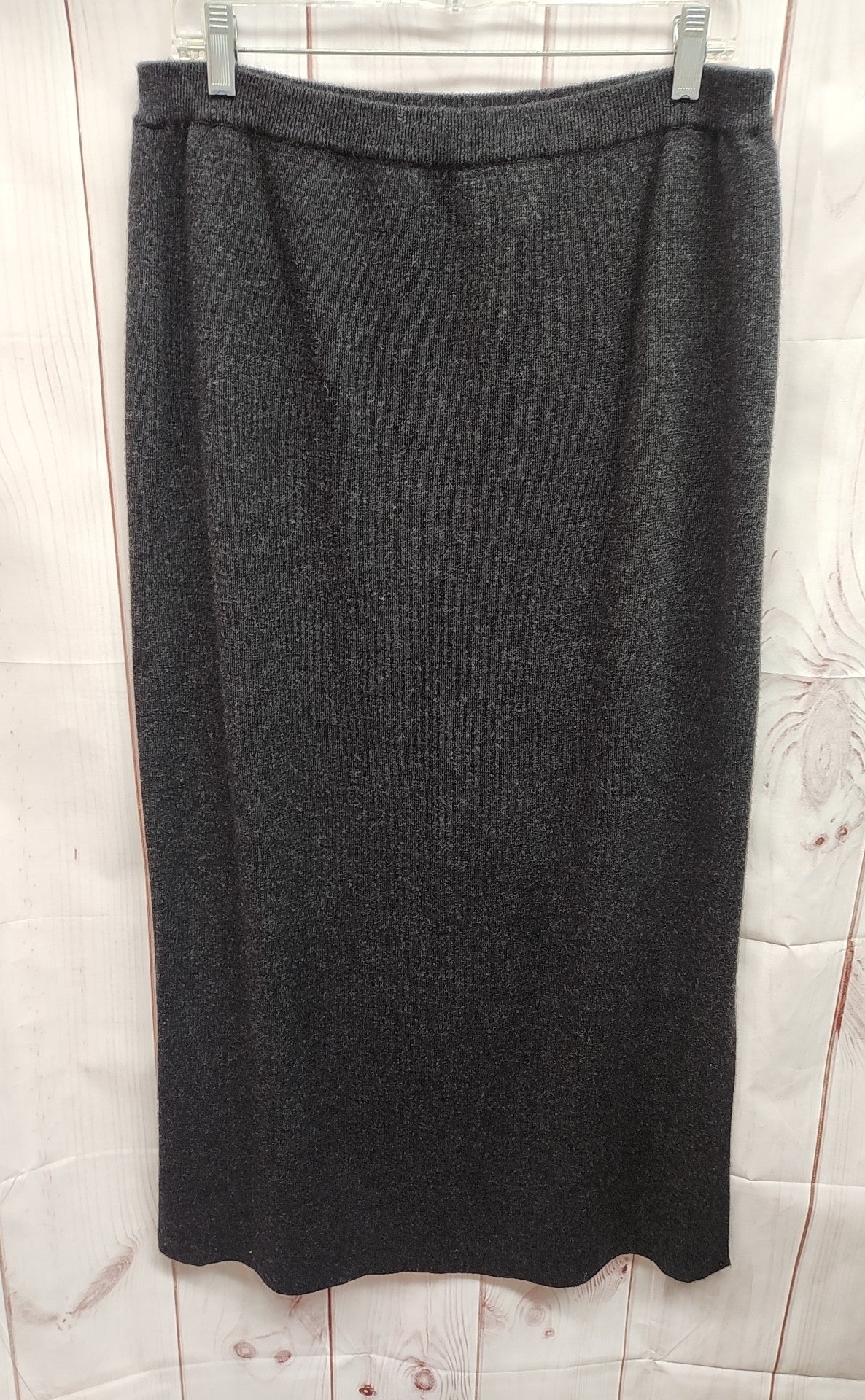 Amanda Smith Women's Size XL Gray Knit Skirt