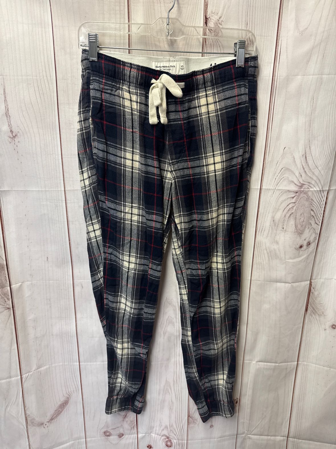 Abercrombie & Fitch Men's Size XS Gray Plaid Pajamas