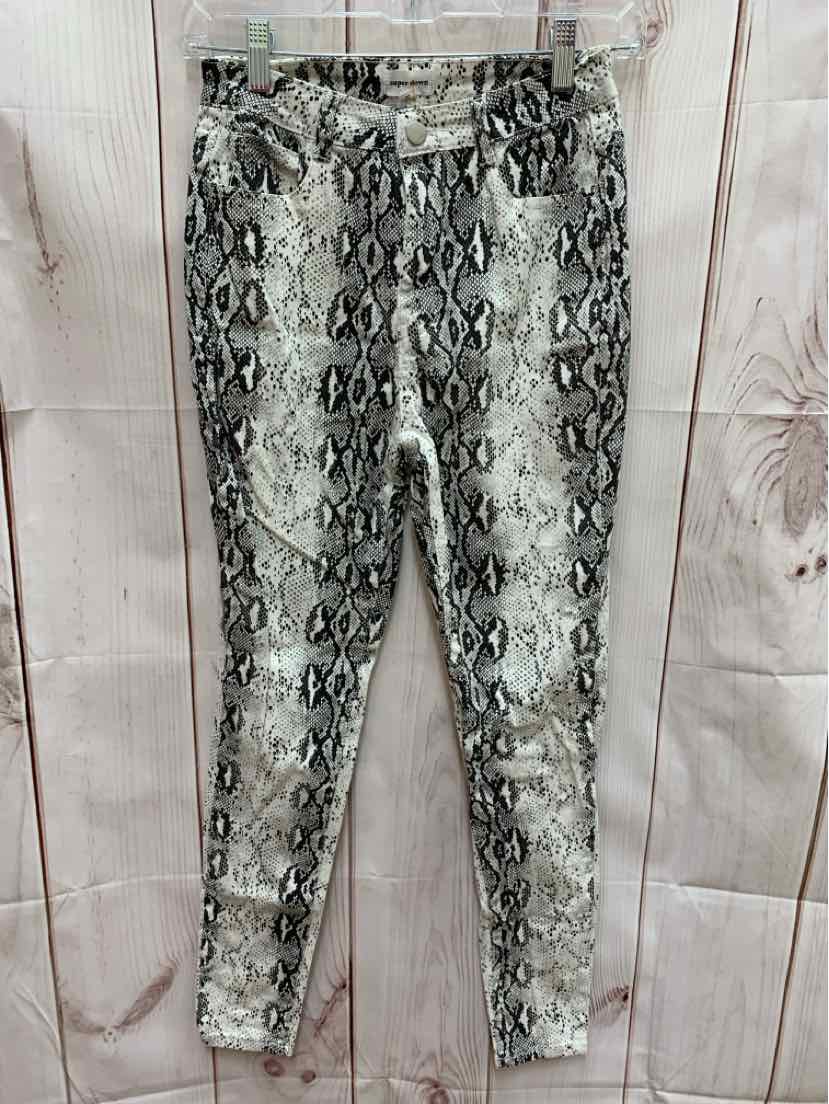 Superdown Women's Size 24 (00) White Snakeskin Jeans