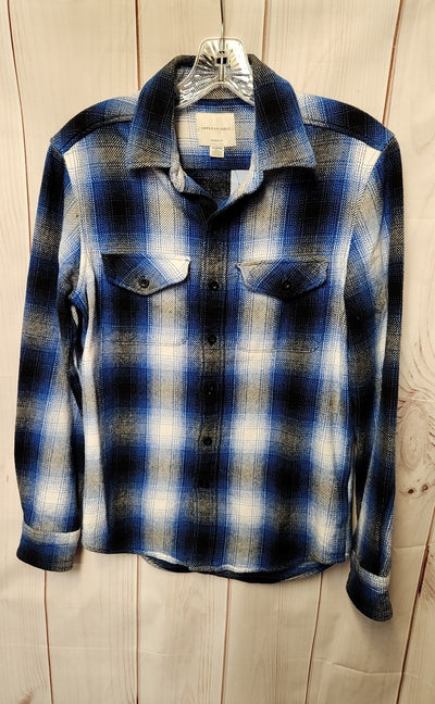 American Eagle Men's Size XS Blue Shirt