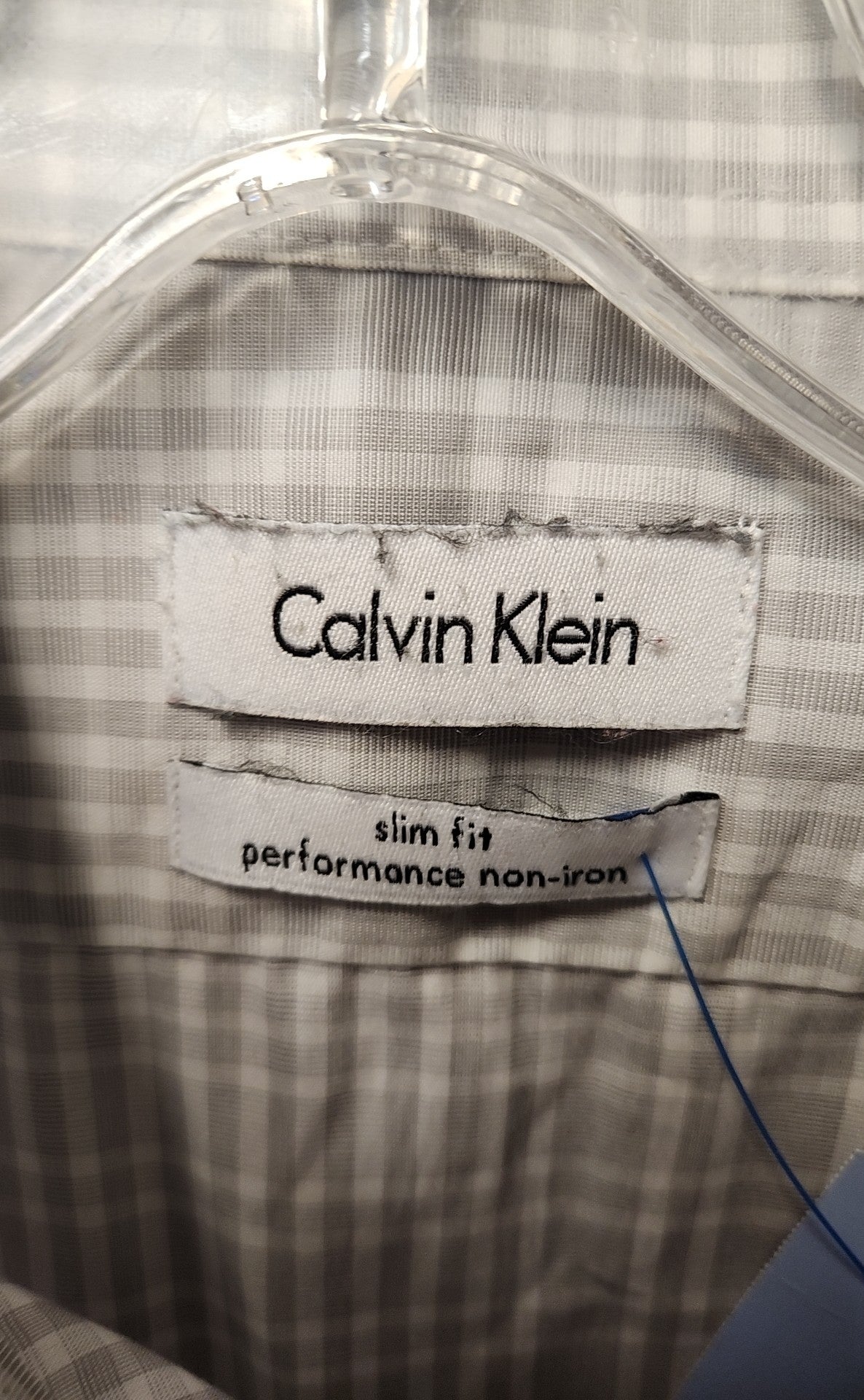 Calvin Klein Men's Size L Gray Shirt