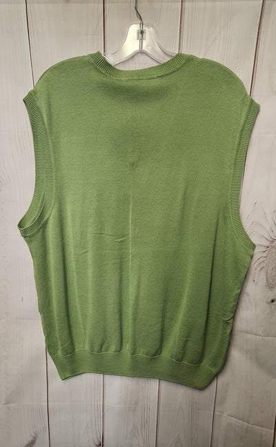 Greg Norman Men's Size L Green Vest