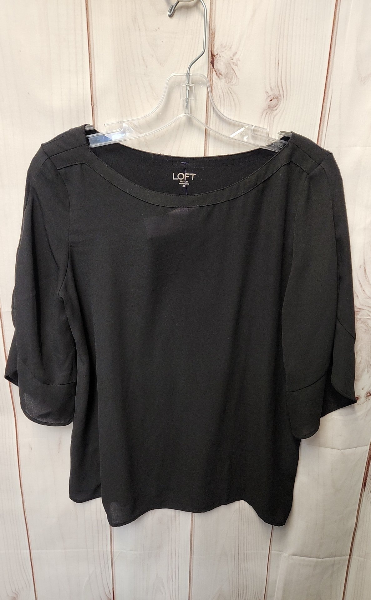 Loft Women's Size XS Black Short Sleeve Top