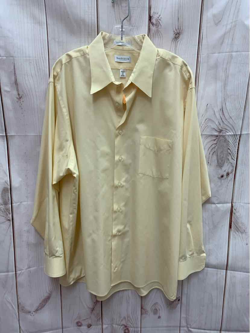 Van Heusen Men's Size XXL Yellow Shirt