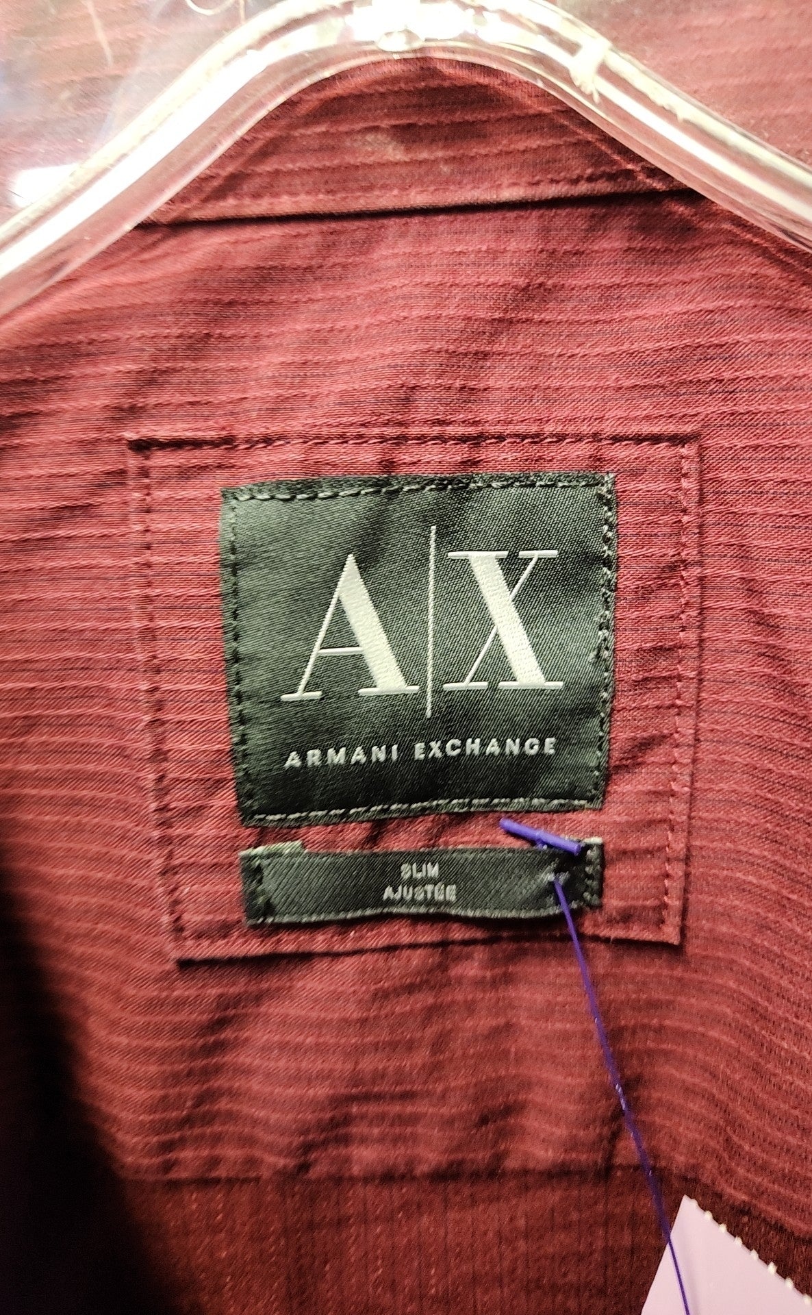 Armani Exchange Men's Size M Red Shirt