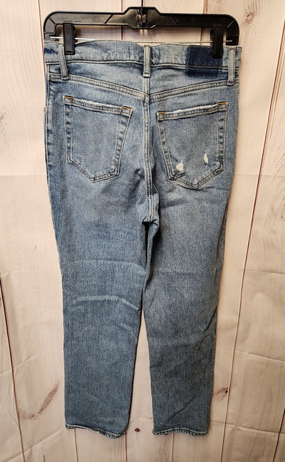 Abercrombie & Fitch Women's Size 6s Blue Jeans The '90s Straight Ultra High Rise