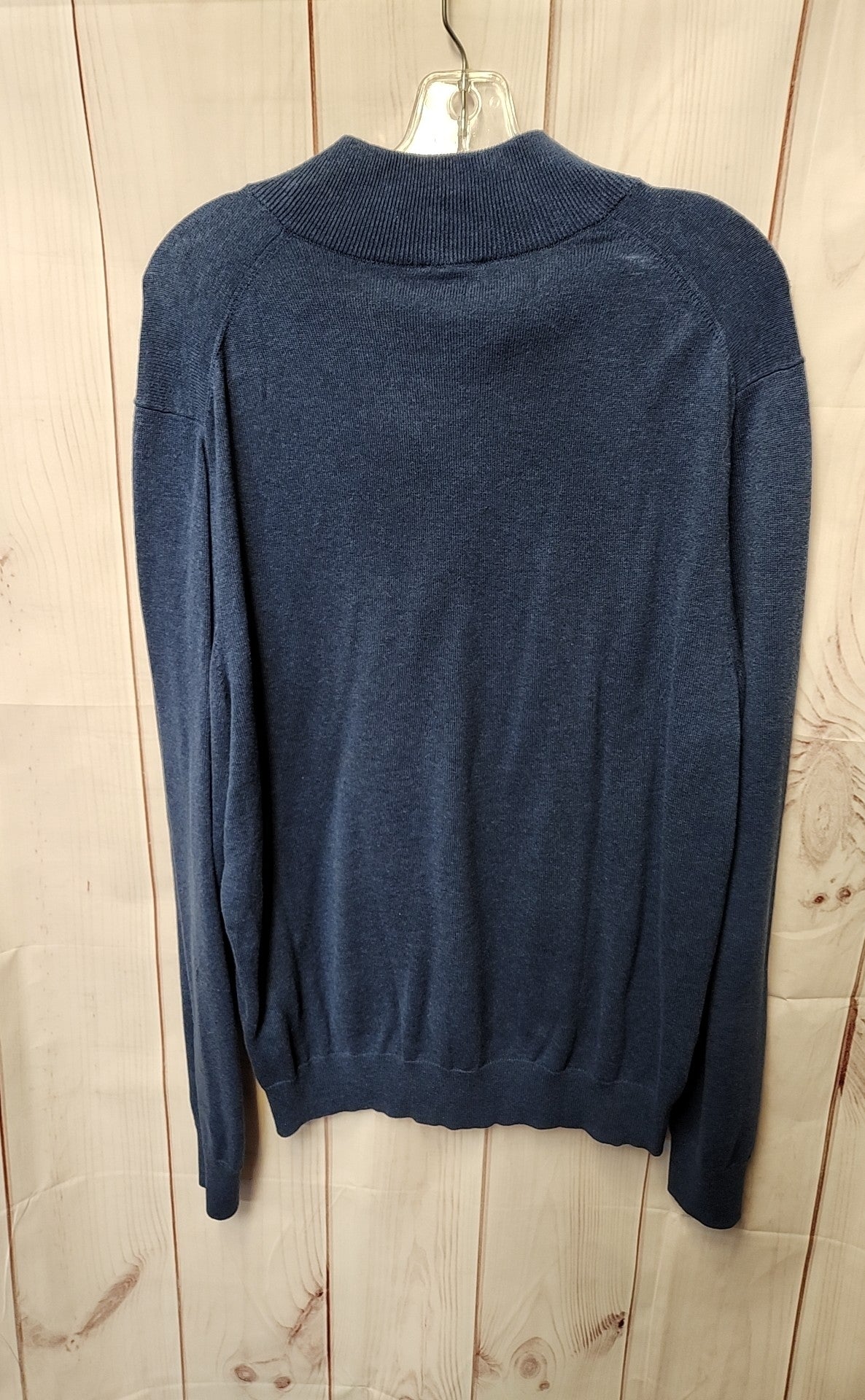 Jos A Bank Men's Size XL Blue Half Zip Sweater